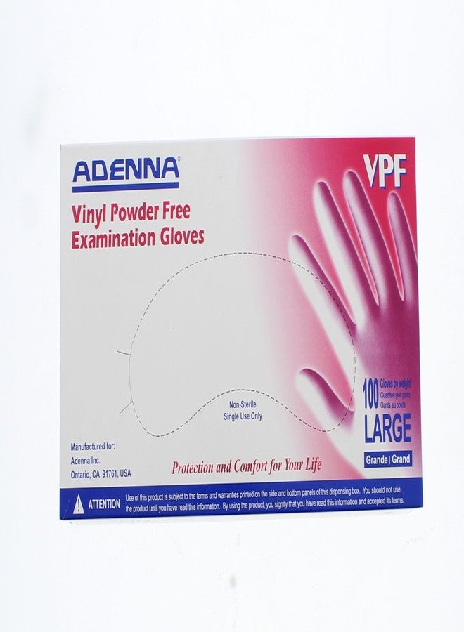 Adenna Vinyl Powder Free Examination Gloves (VPF236) - Image 1